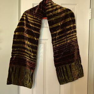 Printed Velvet scarf